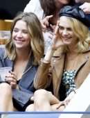 Ashley Benson and Cara Delevigne Kissing at US Open in NYC