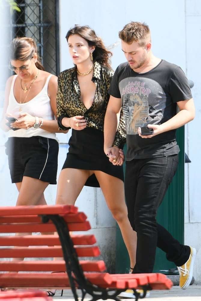 Bella Thorne Out in Italy