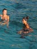 CJ Franco and Natalia Janoszek Booty in Bikini in Jamaica