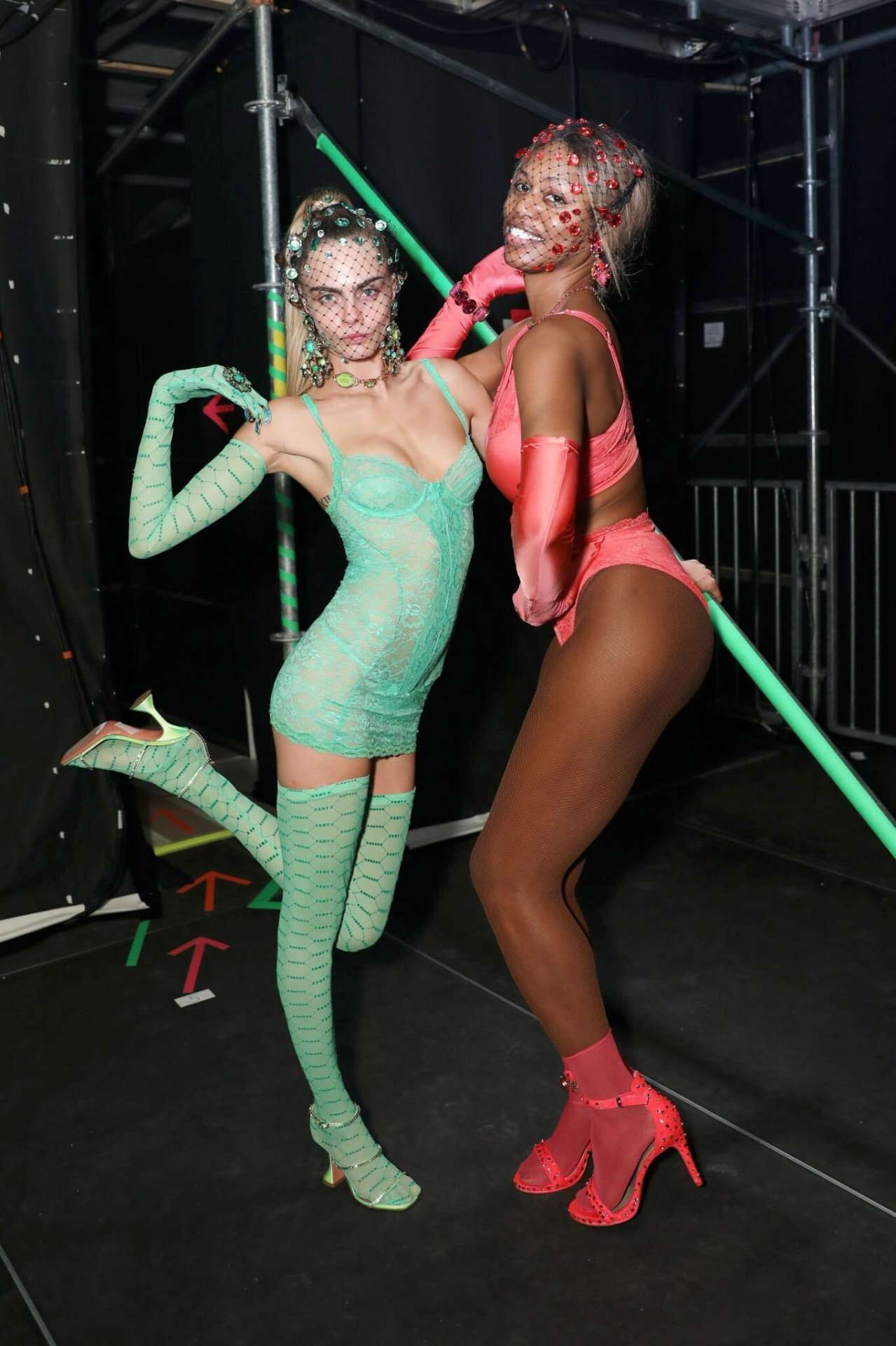 Cara Delevigne in Lingerie at Savage X Fenty Fashion Show in New York