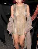 Charli XCX Braless See-Through at GQ Men of the Year Awards 2019 Afterparty in London