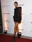 Cindy Bruna at the Dinner at the Fouquets Restaurant for the Opening of the Fashion Week Paris