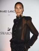 Cindy Bruna at the Dinner at the Fouquets Restaurant for the Opening of the Fashion Week Paris