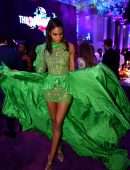Cindy Bruna at Rihanna's 5th Annual Diamond Ball in NYC