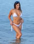 Claudia Romani Booty in Thong Bikini Photoshoot in Miami Beach