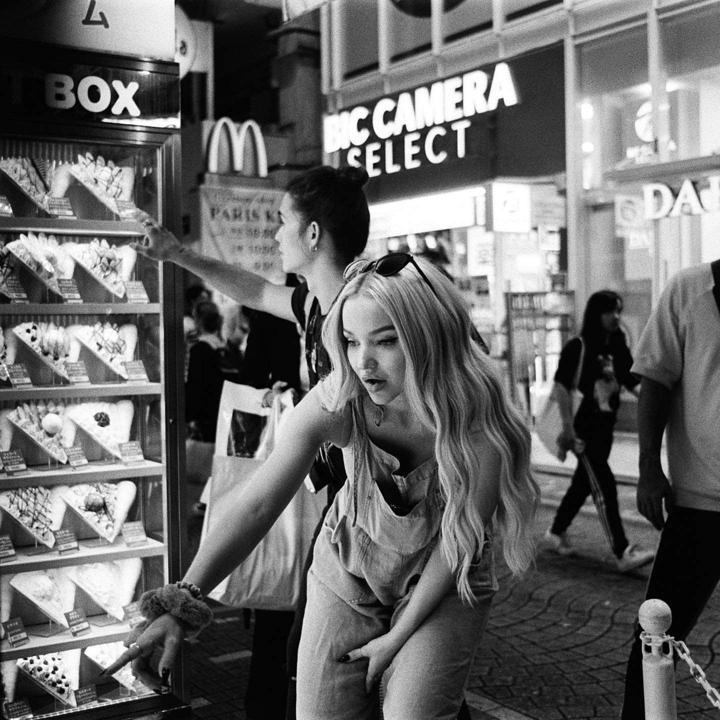 Dove Cameron in B&W Photoshoot by Chris David 2019