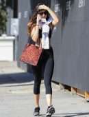 Dakota Johnson in Tights, Out after Yoga Class in Los Angeles