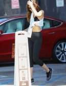Dakota Johnson in Tights, Out after Yoga Class in Los Angeles