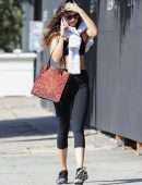 Dakota Johnson in Tights, Out after Yoga Class in Los Angeles
