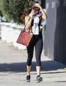 Dakota Johnson in Tights, Out after Yoga Class in Los Angeles
