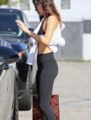 Dakota Johnson in Tights, Out after Yoga Class in Los Angeles