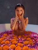 Demi Rose Mawby in Bathtub Photoshoot
