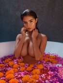 Demi Rose Mawby in Bathtub Photoshoot