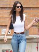 Emily Ratajkowski Booty in Jeans, Out in New York
