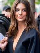 Emily Ratajkowski Leggy at The Daily Front Row Fashion Media Awards 2019