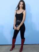 Emily Ratajkowski in Boots at Michael Kors Fashion Show in New York