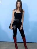 Emily Ratajkowski in Boots at Michael Kors Fashion Show in New York