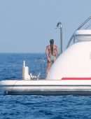 Gabrielle Union in Bikini and Dwyane Wade on a Luxury Yacht in St Tropez