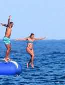 Gabrielle Union in Bikini and Dwyane Wade on a Luxury Yacht in St Tropez