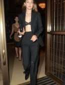 Gigi Hadid Leaving the Hotel Café Royal in London