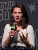 Hayley Atwell at Q&A at Oz Comic-Con 2019 in Sydney