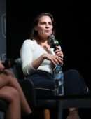 Hayley Atwell at Q&A at Oz Comic-Con 2019 in Sydney