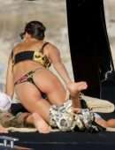 Irina Shayk Booty in Bikini on a Yacht in Formentera