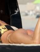 Irina Shayk Booty in Bikini on a Yacht in Formentera