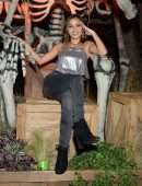 Isabela Moner Visits Knott’s Scary Farm in Buena Park