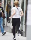 Jennifer Lawrence Running a Block on the Upper East Side in NY
