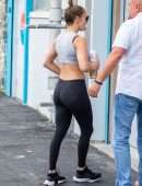 Jennifer Lopez Booty, Going to Gym in Miami