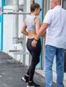 Jennifer Lopez Booty, Going to Gym in Miami
