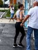 Jennifer Lopez Booty, Going to Gym in Miami