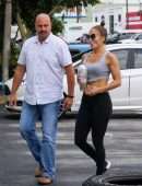 Jennifer Lopez Booty, Going to Gym in Miami