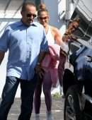 Jennifer Lopez Booty at a Gym in Miami