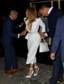 Jennifer Lopez Cleavage at Ultra Beauty in New York