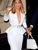 Jennifer Lopez Cleavage at Ultra Beauty in New York
