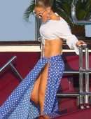 Jennifer Lopez Upskirt at the Nikki Beach in St Tropez