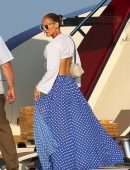 Jennifer Lopez Upskirt at the Nikki Beach in St Tropez