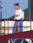 Jennifer Lopez Upskirt at the Nikki Beach in St Tropez