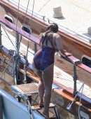 Kelly Brook Big Boobs in Swimsuit in Turkey