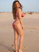 Kelly Brook in Swimwear 2020 Calendar Photoshoot