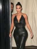 Kim Kardashian Braless See-Through at the Tonight Show with Jimmy Fallon in New York