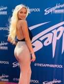 Lindsey Pelas at the Sapphire Topless Pool & Day Club Labor Day Weekend Poolside Bash