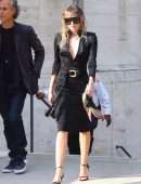 Miley Cyrus Braless, Out in NYC