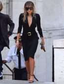 Miley Cyrus Braless, Out in NYC