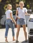 Miley Cyrus and Kaitlynn Carter Getting Lunch in Los Angeles