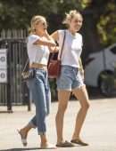 Miley Cyrus and Kaitlynn Carter Getting Lunch in Los Angeles