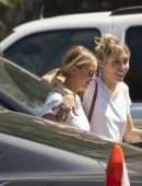 Miley Cyrus and Kaitlynn Carter Getting Lunch in Los Angeles