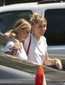 Miley Cyrus and Kaitlynn Carter Getting Lunch in Los Angeles